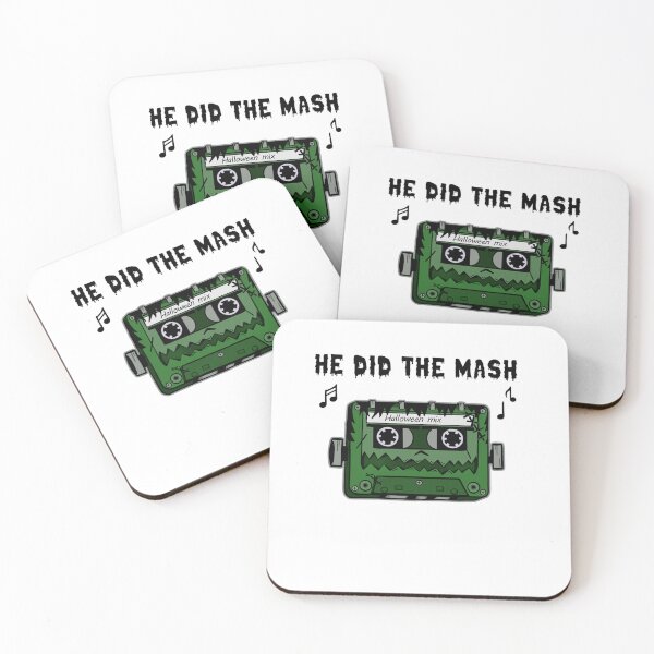 Item preview, Frankenstein Halloween Cassette Tape, He did the Mash designed and sold by AurichJohanna.