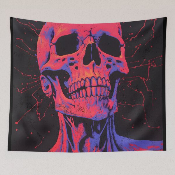 Item preview, Neon Requiem: Cyber Skull Synthesis designed and sold by ThistleMary.
