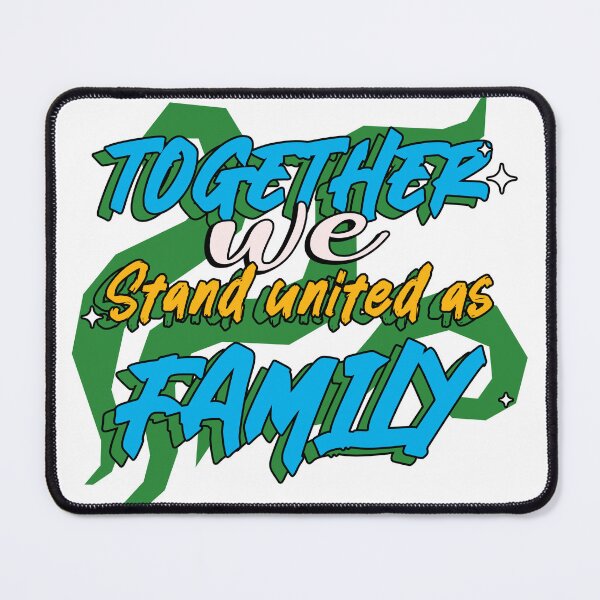 Item preview, Together we stand united as one, family quotes designed and sold by HosvPrint .s.