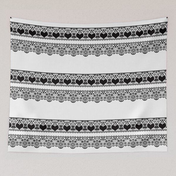 Item preview, Lace black on white. designed and sold by fuzzyfox.