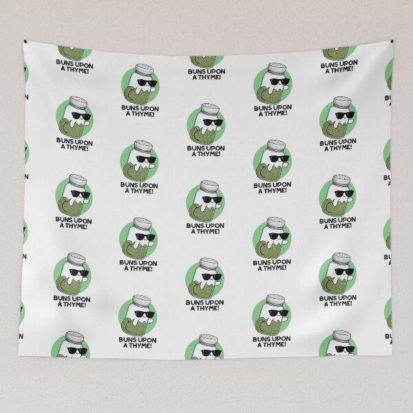Item preview, Buns Upon A Thyme Funny Herb Puns  designed and sold by punnybone.