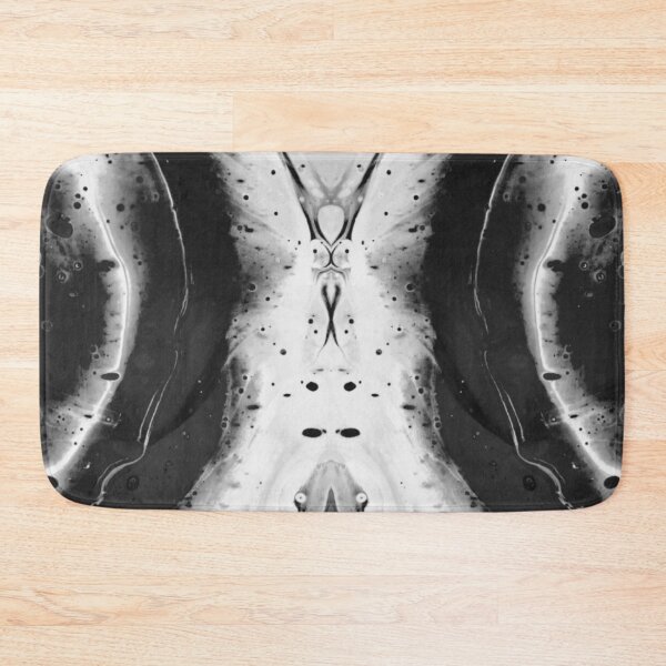 Item preview, fluid art, pouring technique in black and white designed and sold by Optimystic-arts.