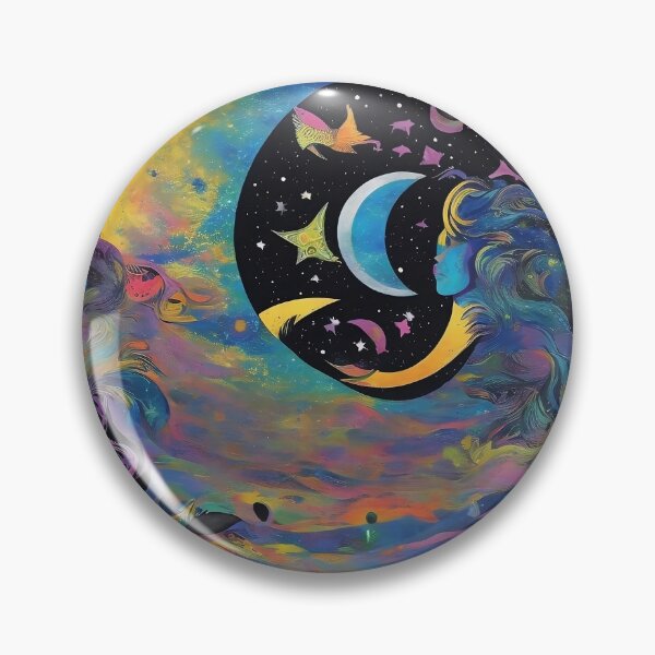 Item preview, Lunar Dreamscape - Pop Art and Surrealism Fusion designed and sold by Freak-Scene.