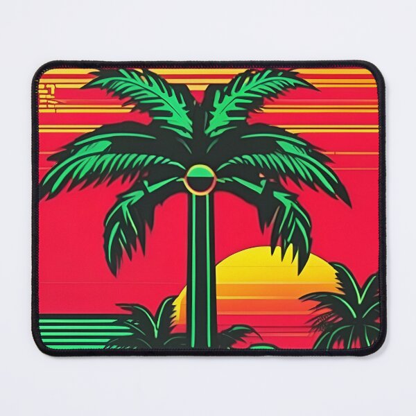 Item preview, 80s Retro Neon Reggae Sunset designed and sold by reggaeartgifts.