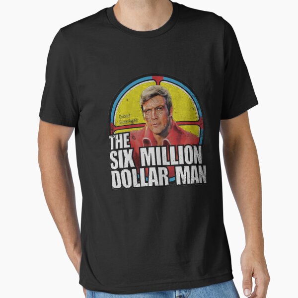 Style3 Six Million Dollar Man Camiseta Para Hombre T-Shirt Televisor Serie Televisiva Osi, Talla:S