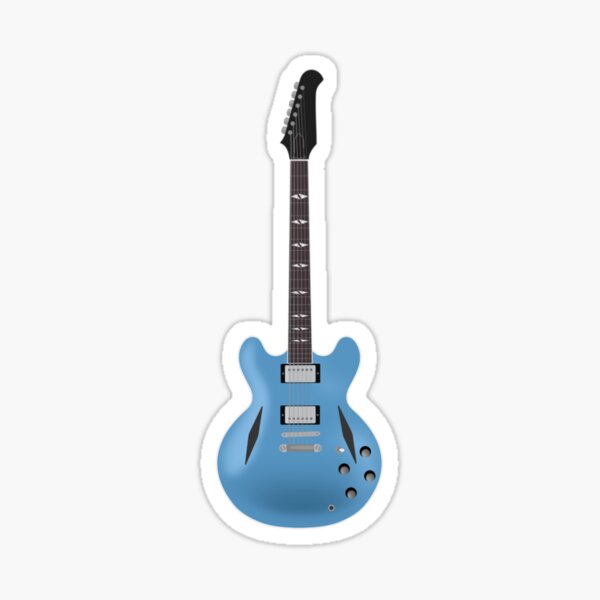 Dave_s Blue Guitar Sticker