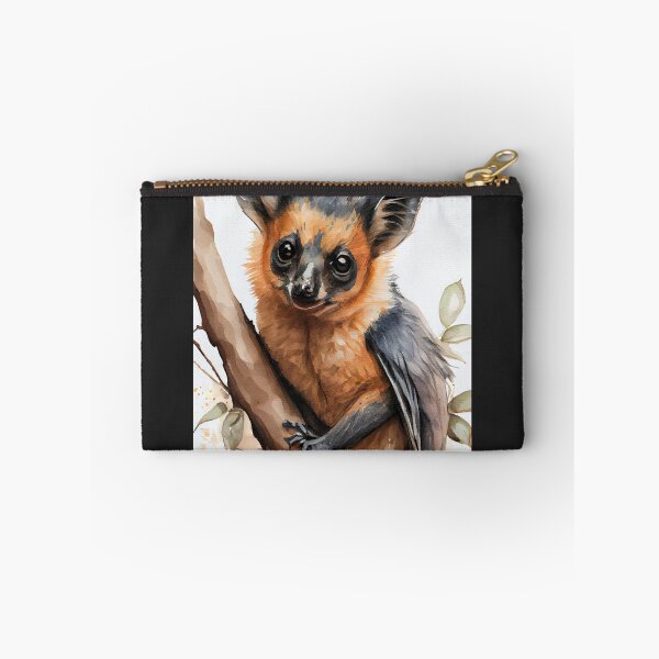 Item preview, Australian terrestrial Spectacled Flying Fox Watercolor Paint designed and sold by JasonEdwar.