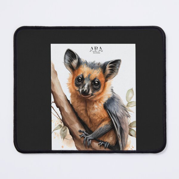 Item preview, Australian terrestrial Spectacled Flying Fox Watercolor Paint designed and sold by JasonEdwar.