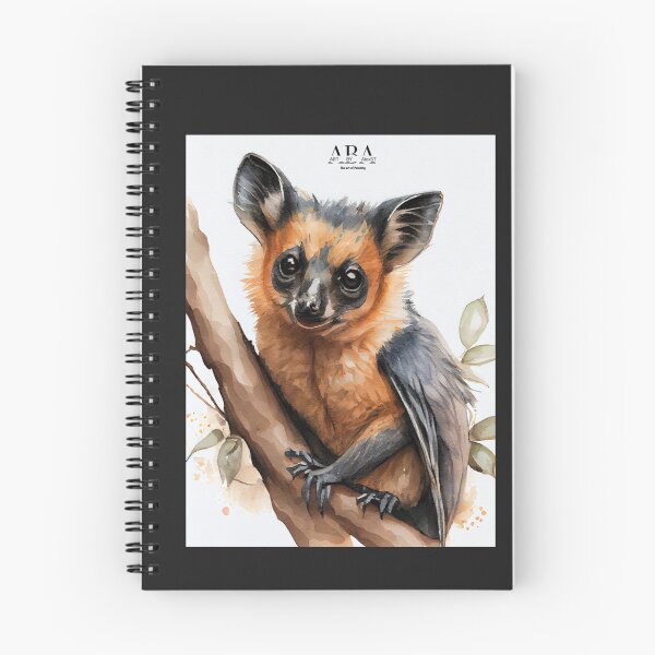 Item preview, Australian terrestrial Spectacled Flying Fox Watercolor Paint designed and sold by JasonEdwar.