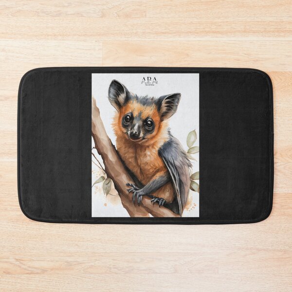 Item preview, Australian terrestrial Spectacled Flying Fox Watercolor Paint designed and sold by JasonEdwar.