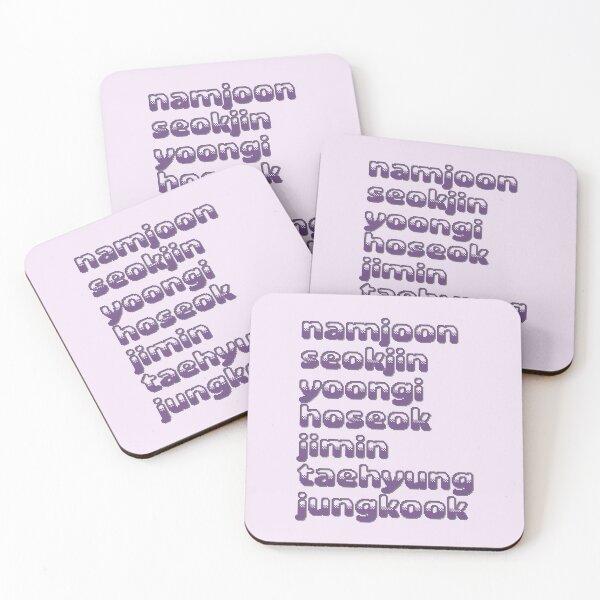 Item preview, BTS - Member Names | Kpop Merch for Fans | Gift for ARMY designed and sold by Wishful Thinking.