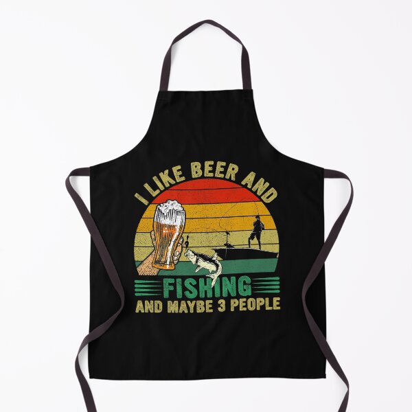 Item preview, Vintage I Like Beer And Fishing And Maybe 3 People Fishers designed and sold by DevinPratt.