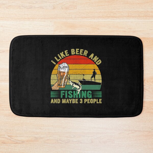 Item preview, Vintage I Like Beer And Fishing And Maybe 3 People Fishers designed and sold by DevinPratt.
