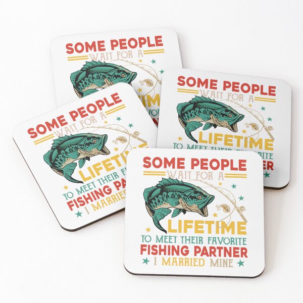 Item preview, Vintage I Married My Favorite Fishing Partner Couple Fisher designed and sold by DevinPratt.