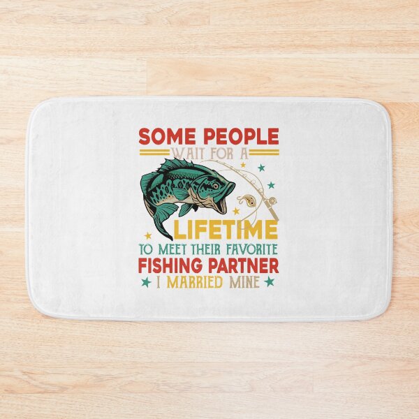 Item preview, Vintage I Married My Favorite Fishing Partner Couple Fisher designed and sold by DevinPratt.