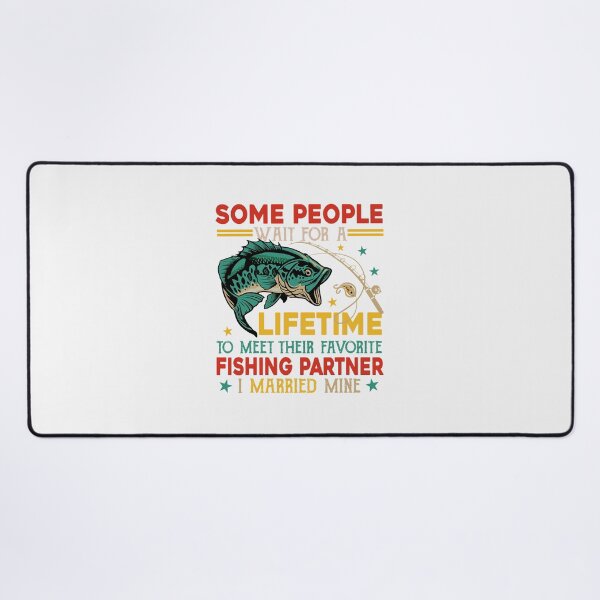 Item preview, Vintage I Married My Favorite Fishing Partner Couple Fisher designed and sold by DevinPratt.