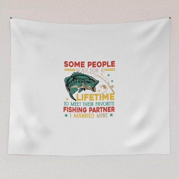 Item preview, Vintage I Married My Favorite Fishing Partner Couple Fisher designed and sold by DevinPratt.