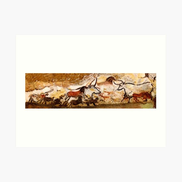 Lascaux Hall of the Bulls Art Print