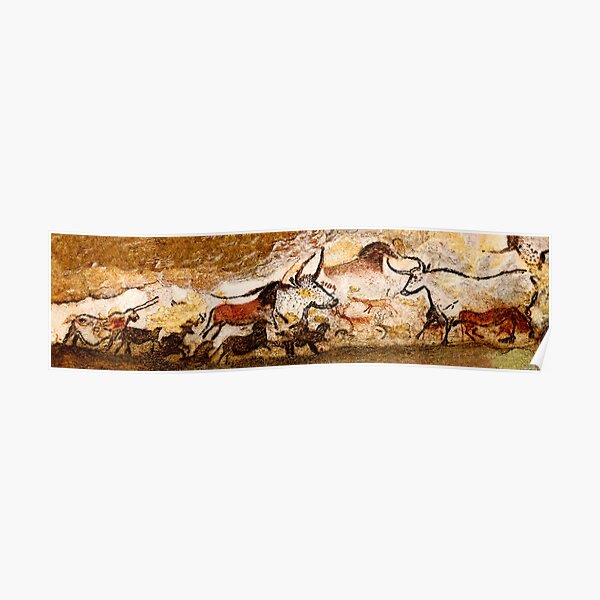Lascaux Hall of the Bulls Poster