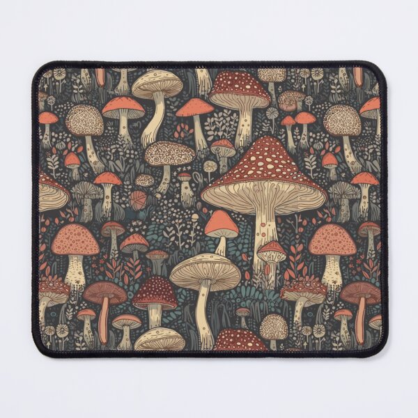 Item preview, Vintage Wild Mushroom Pattern designed and sold by ReachingRoyalty.