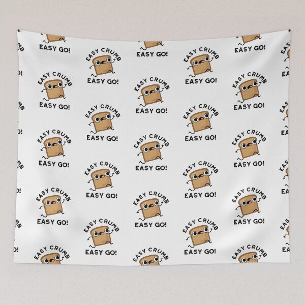 Item preview, Easy Crumb Easy Go Cute Bread Puns  designed and sold by punnybone.