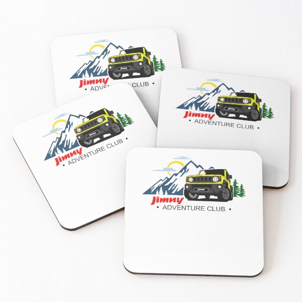 Item preview, Jimny Adventure Club - Yellow designed and sold by ArtStorecarey.