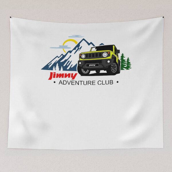 Item preview, Jimny Adventure Club - Yellow designed and sold by ArtStorecarey.