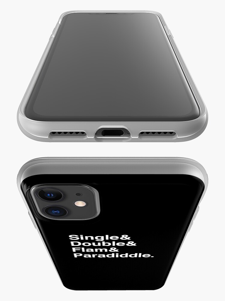 Alternate view of Drum Rudiments (Helvetica Ampersand) iPhone Case & Cover