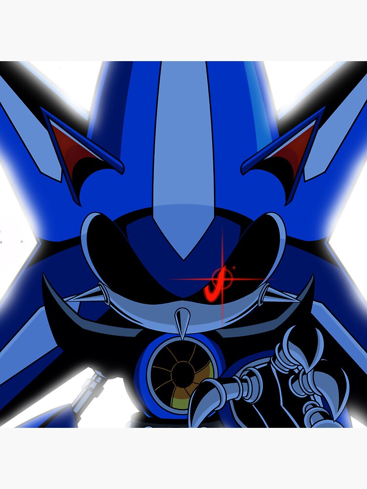 Neo Metal Sonic icon Poster for Sale by DanielCostaart