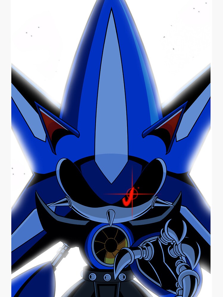 Neo Metal Sonic icon Sticker for Sale by DanielCostaart