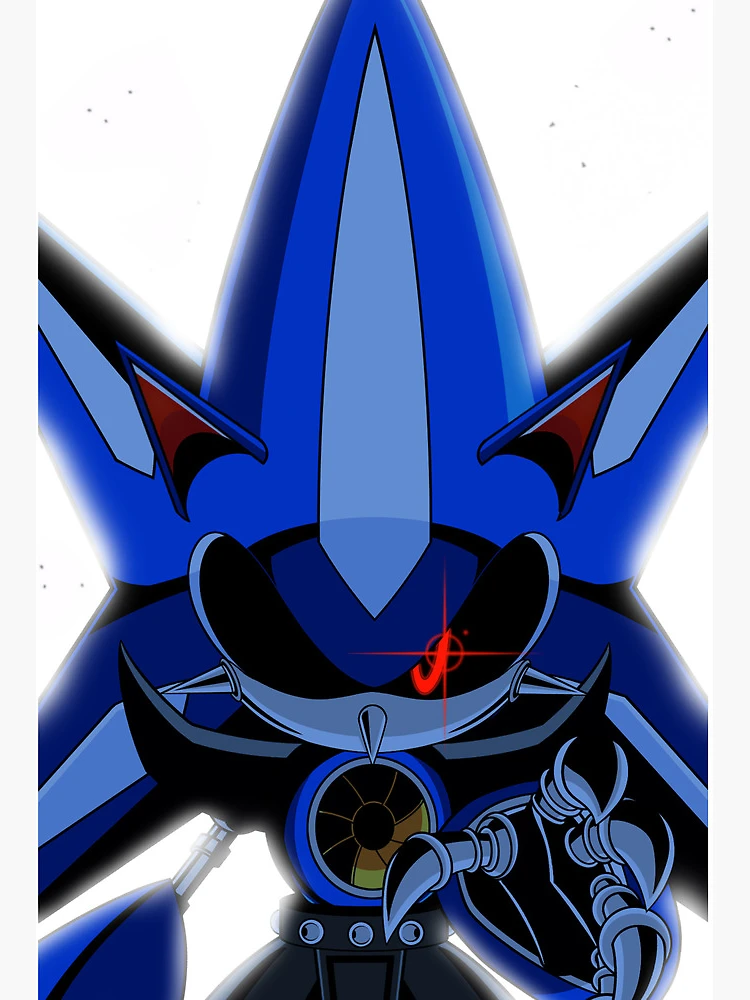 neo metal sonic art Art Board Print for Sale by danielroy4