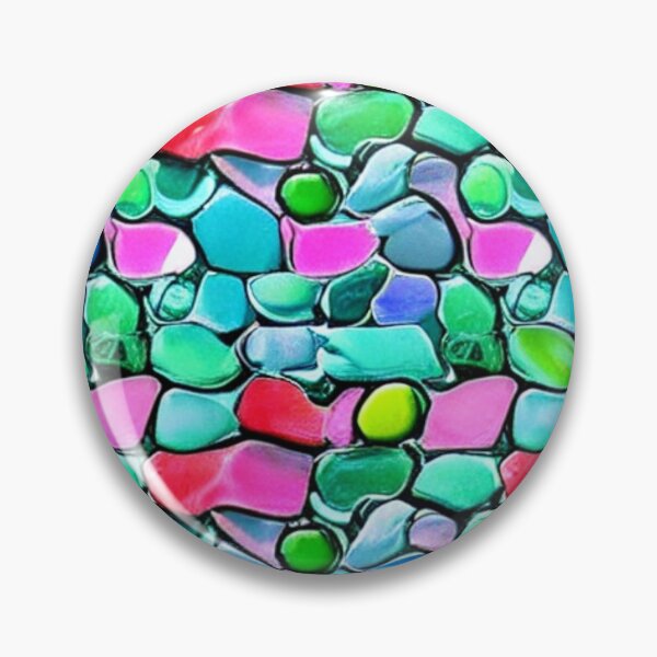 Item preview, Abstract Colorful Sea Glass Pattern designed and sold by calibrit.