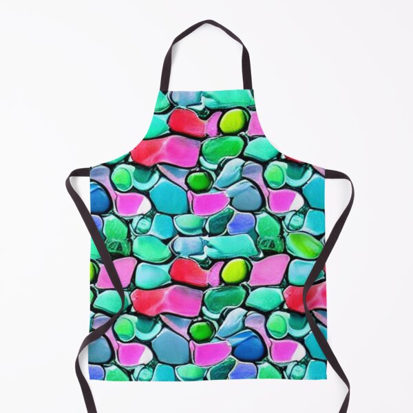 Item preview, Abstract Colorful Sea Glass Pattern designed and sold by calibrit.