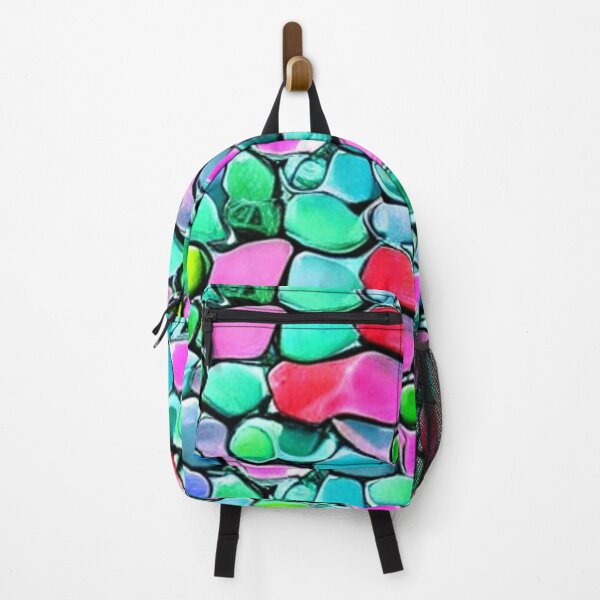 Item preview, Abstract Colorful Sea Glass Pattern designed and sold by calibrit.