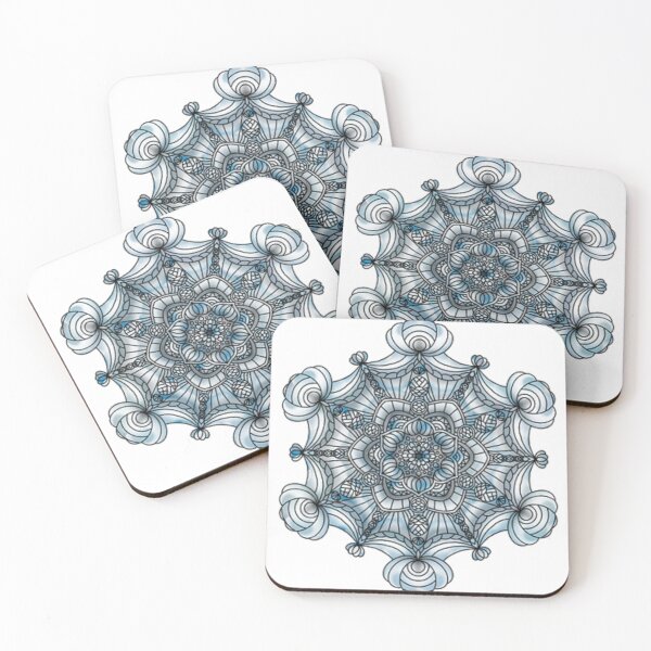 Item preview, Icey Blue Mandala Pattern designed and sold by BucketCreates.