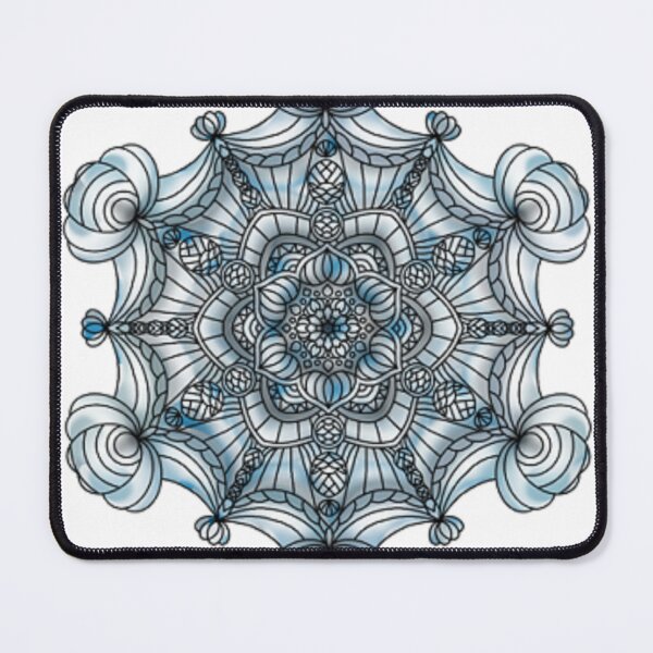 Item preview, Icey Blue Mandala Pattern designed and sold by BucketCreates.