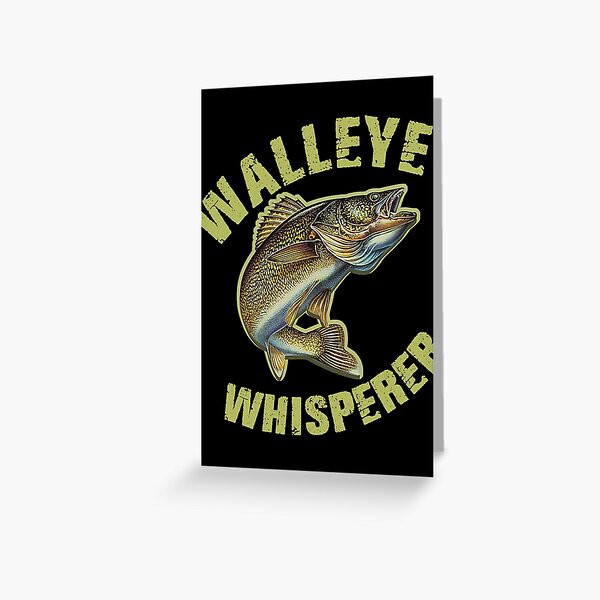 walleye whisperer fishing card