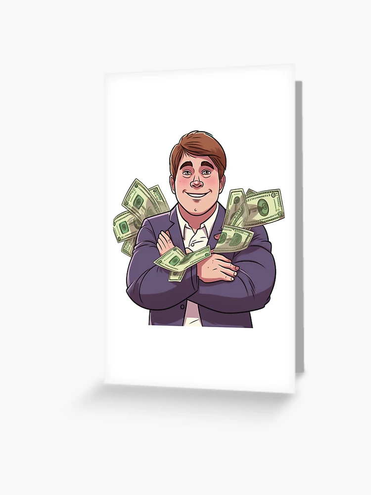 Mr Beast Signed For Every Body Greeting Card by Monela Nindita