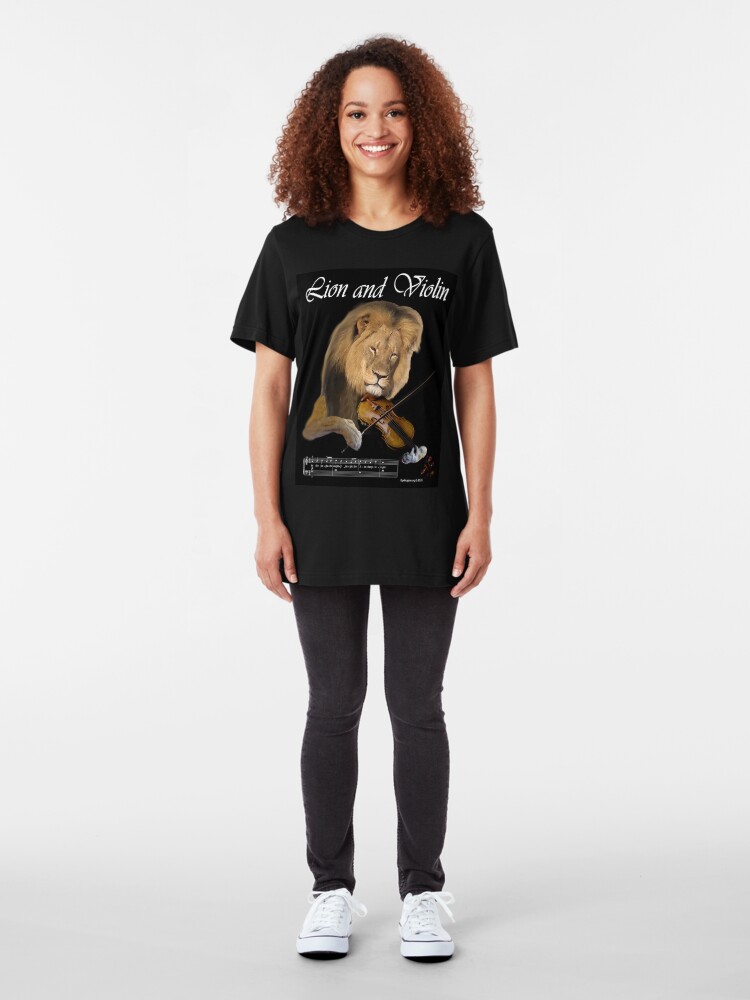 Alternate view of Lion and Violin Slim Fit T-Shirt