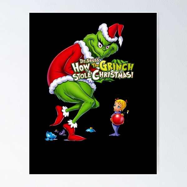 The Grinch Who Stole Christmas, Mini Metal and Ribbon Sign 2 PK, Green, Red, Novelty Wall Decoration