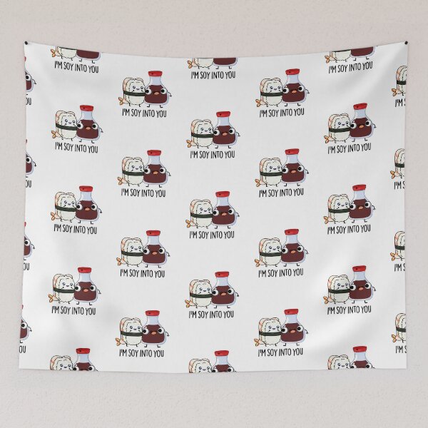 Item preview, I'm Soy Into You Cute Soy Sauce Puns designed and sold by punnybone.