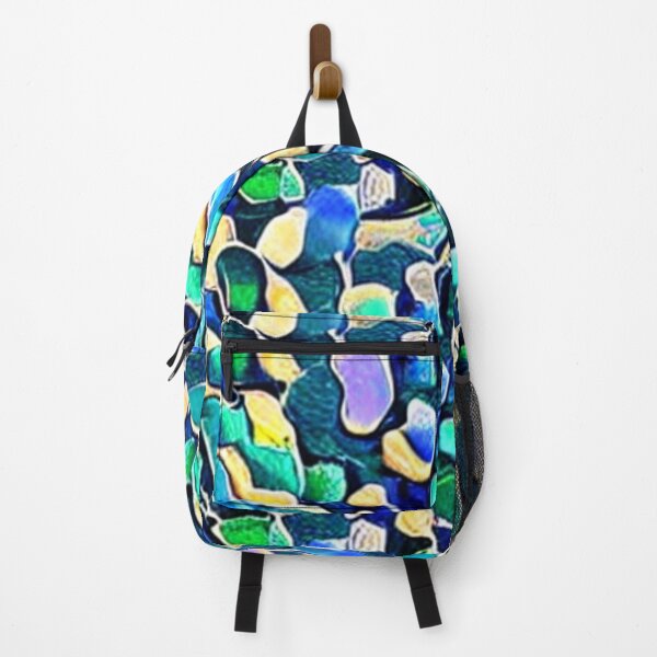 Item preview, Abstract Colorful Sea Glass Pattern designed and sold by calibrit.