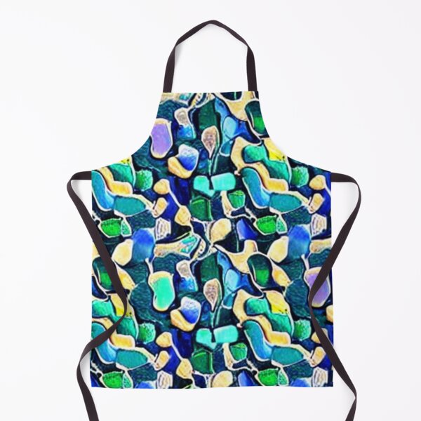 Item preview, Abstract Colorful Sea Glass Pattern designed and sold by calibrit.