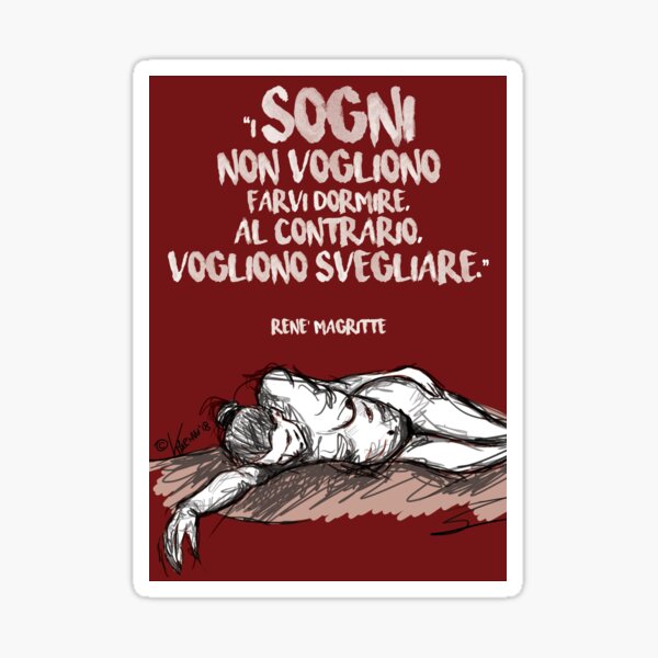 Item preview, I SOGNI NON VOGLIONO FARVI DORMIRE designed and sold by MelArt90.