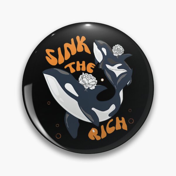 Item preview, VIntage Sink The Rich - Gladis the Orca 2023 designed and sold by cuocdoimoii.