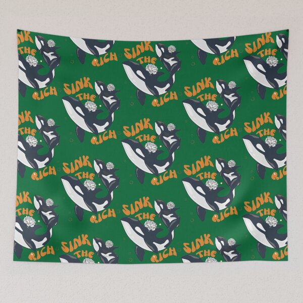Item preview, VIntage Sink The Rich - Gladis the Orca 2023 designed and sold by cuocdoimoii.