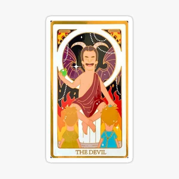 Item preview, Card the devil    designed and sold by KalebBate.