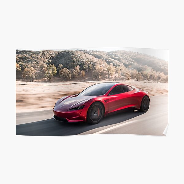 Tesla Roadster (1) Poster