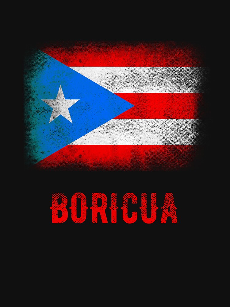 Puerto Rico Flag Boricua Nuyorican Puerto Rican T Shirt T Shirt By Thelariat Redbubble 8021