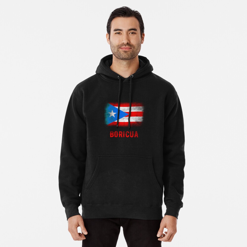 Puerto Rico Flag Boricua Nuyorican Puerto Rican T Shirt Pullover Hoodie For Sale By Thelariat 2065